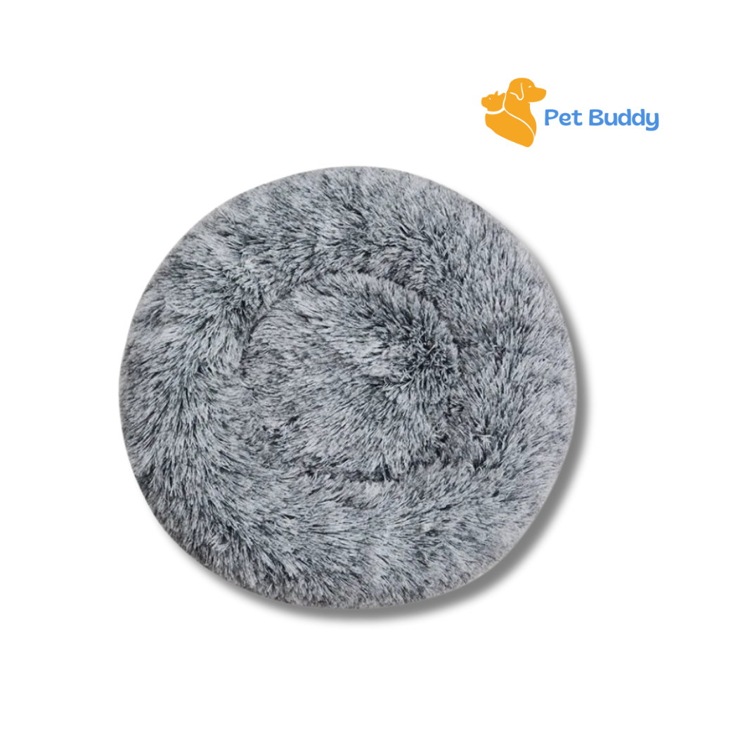 Plush Round Pet Nest – Cozy, Spacious, and Easy to Clean