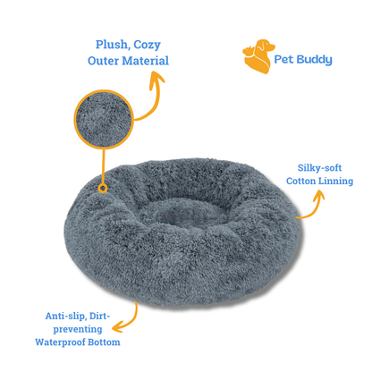 Cozy Plush Pet Bed – Comfortable & Eco-Friendly