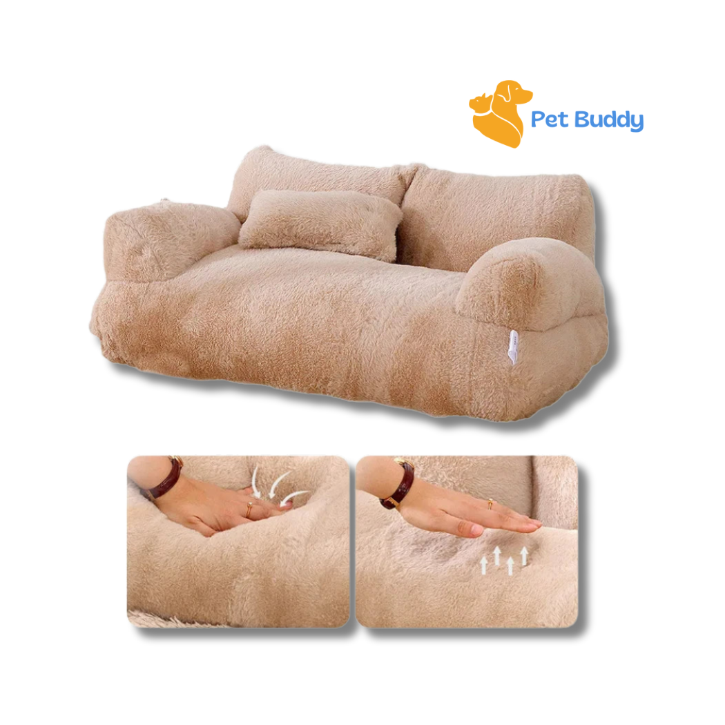 Plush Cat Sofa Bed – Soft, Cozy, and Stylish