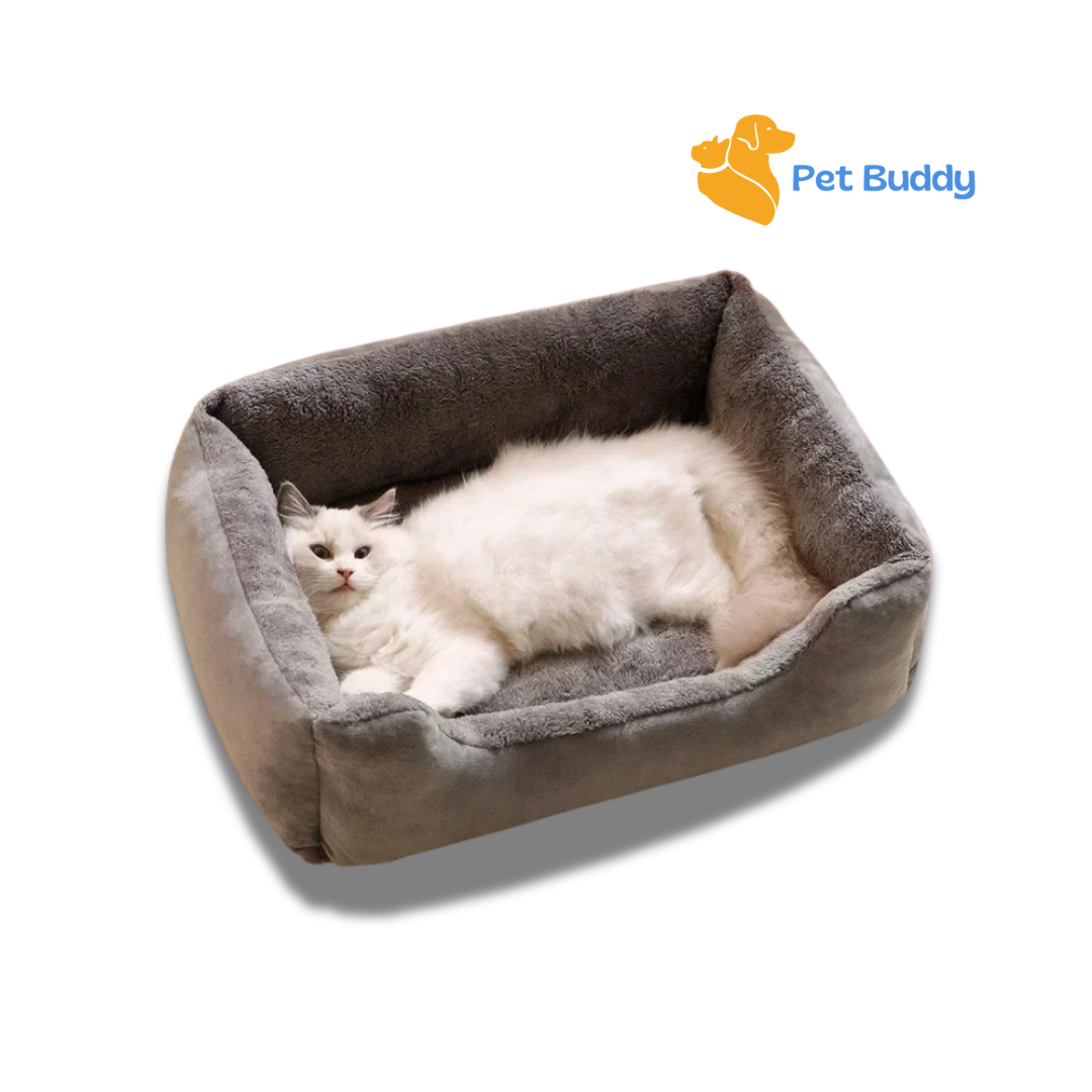 Cozy Plush Cat Bed