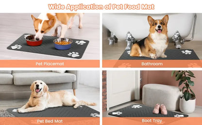 Pet Feeding Mat - Keep Your Home Clean and Your Pet Happy!