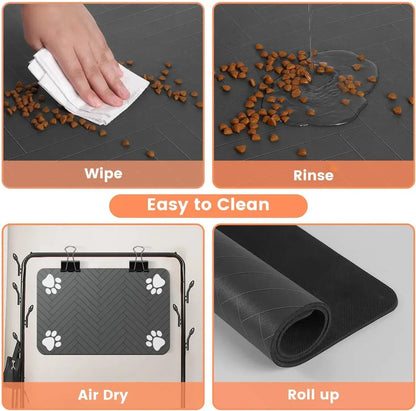 Pet Feeding Mat - Keep Your Home Clean and Your Pet Happy!