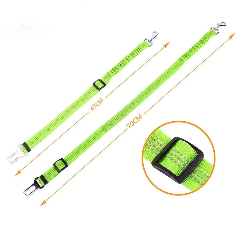 Adjustable Dog Safety Car Leash