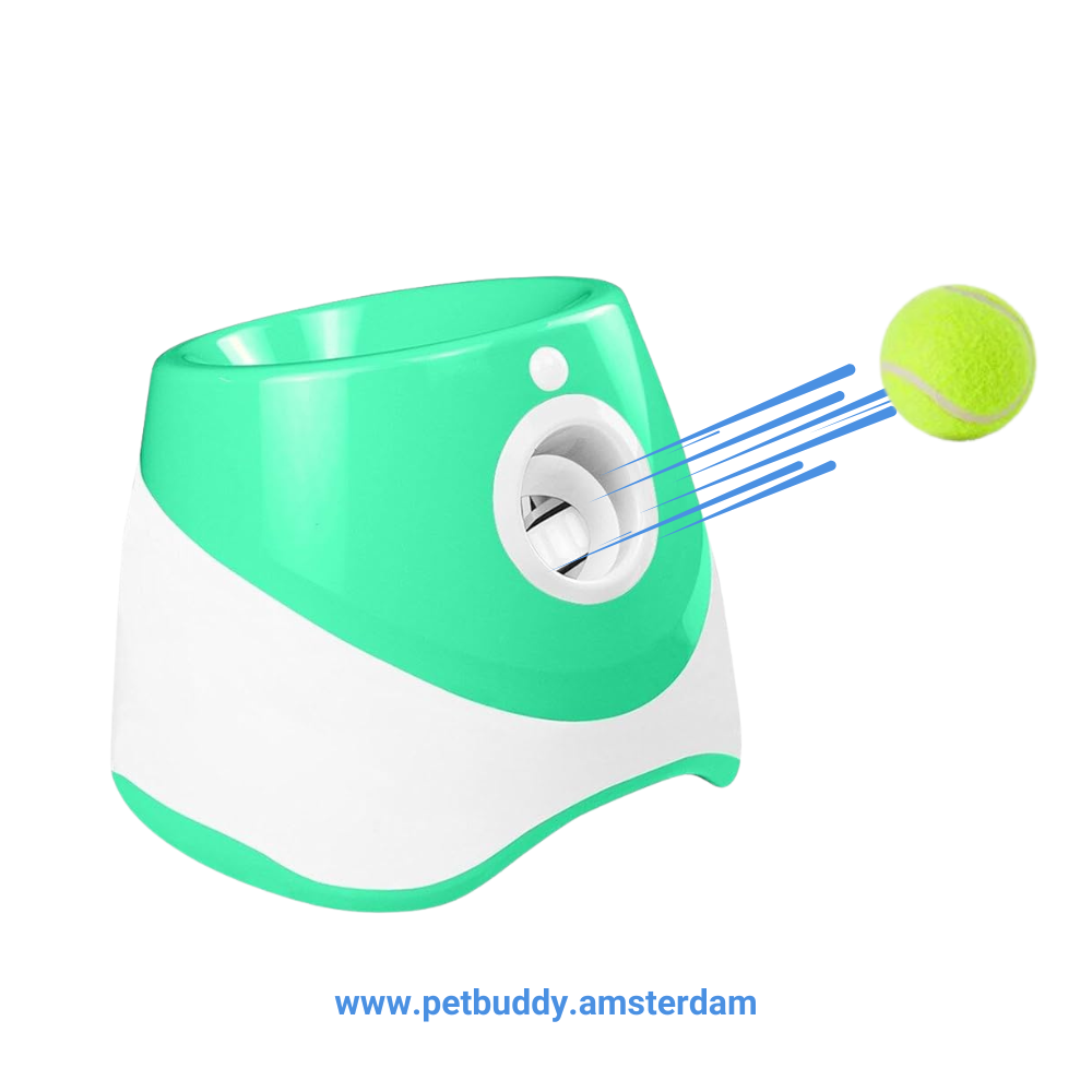 Automatic Dog Ball Launcher – 3 Distance Settings + 3 Balls