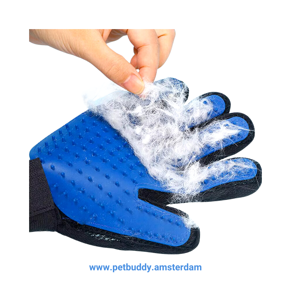 Pet Grooming Gloves for Cats & Dogs