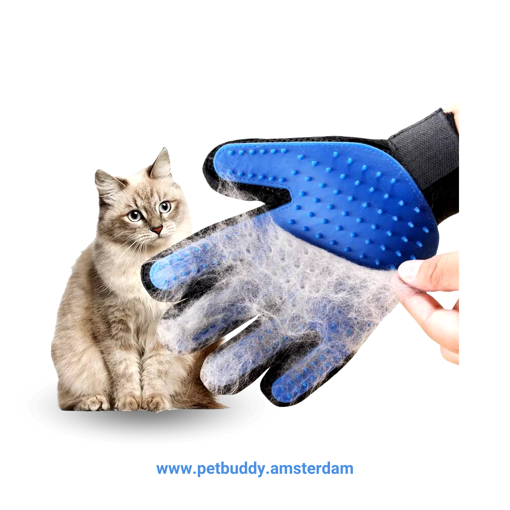 Pet Grooming Gloves for Cats & Dogs